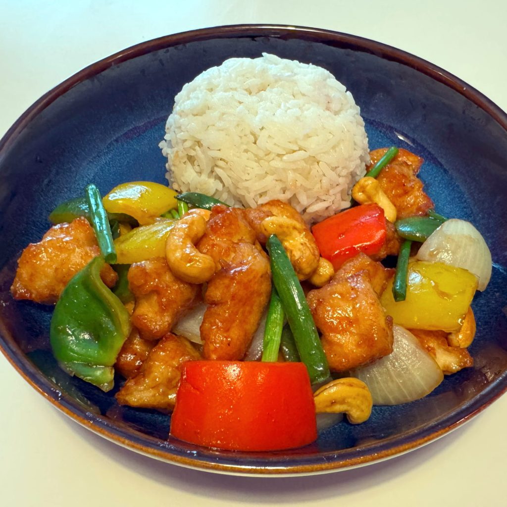cashew chicken rice