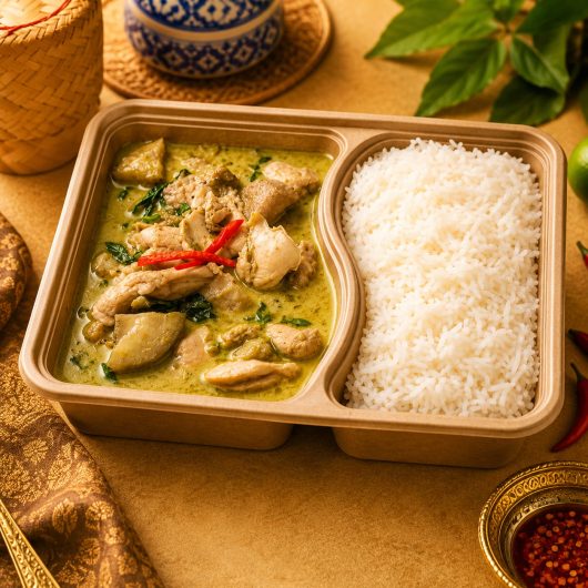 Thai green curry chicken