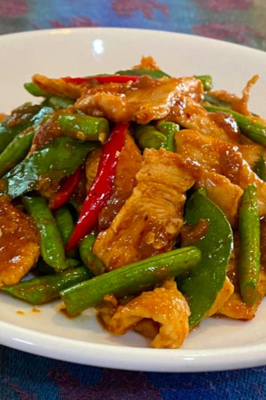 red curry chicken