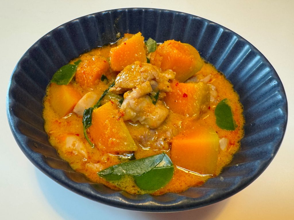 Pumpkin and Chicken Curry