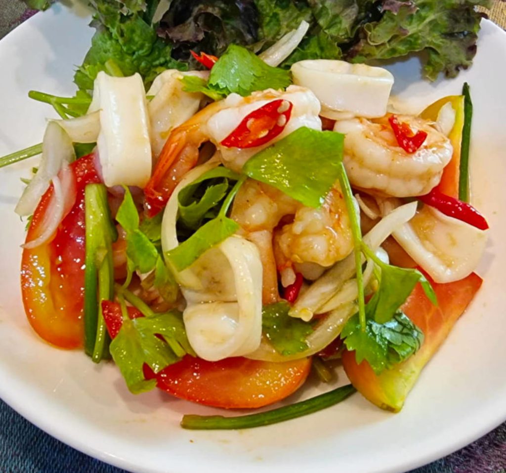 Thai seafood salad