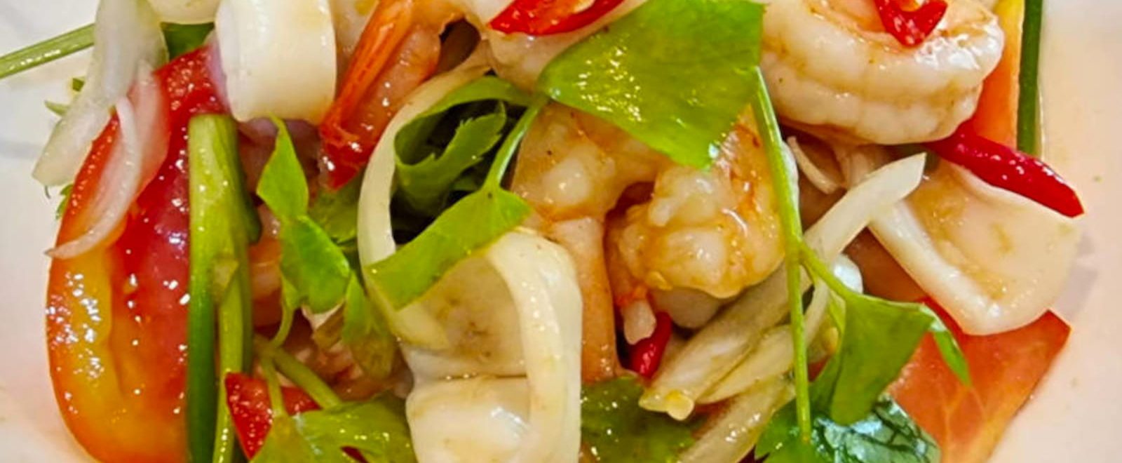 Thai seafood salad