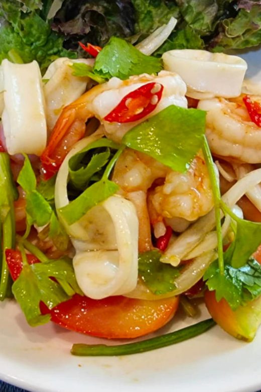 Thai seafood salad