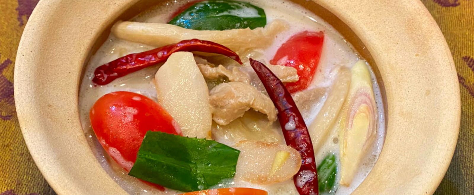 Thai coconut soup